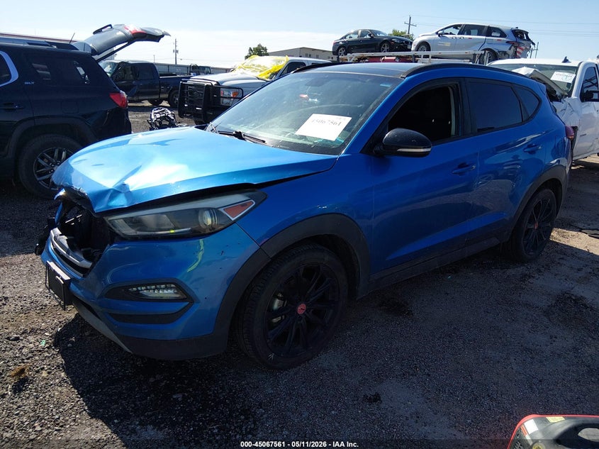 2017 Hyundai Tucson VIN KM8J33A21HU456652 IAAI salvage auction — FRONT END, Salvage (Oklahoma), sold $2,650 on 2026-07-28 (photo 2)