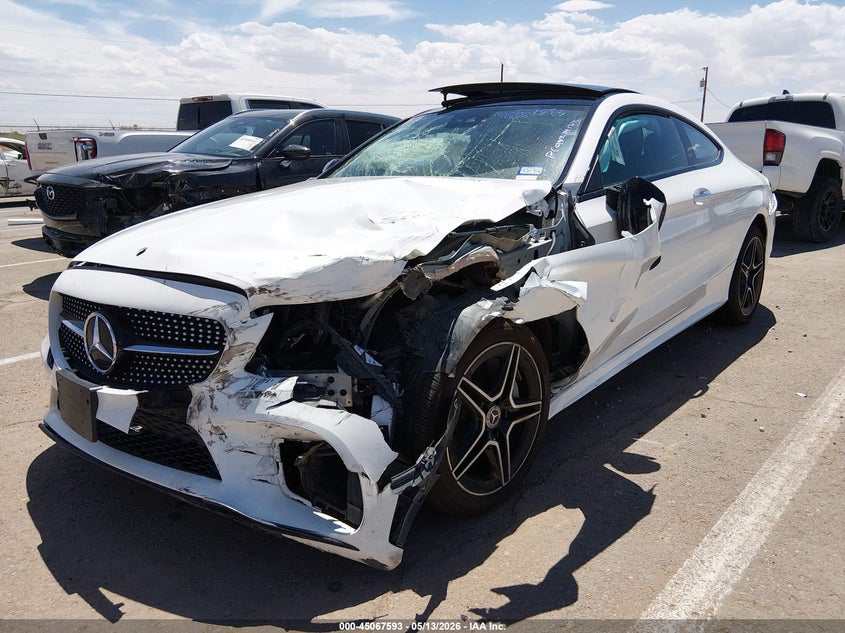 2022 Mercedes-benz VIN W1KWJ8DBXNG115257 IAAI salvage auction — FRONT & REAR, Original (Texas), sold $3,750 on 2026-07-22 (photo 2)