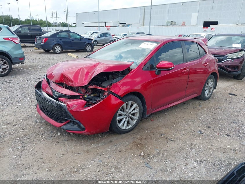 2023 Toyota Corolla VIN JTND4MBEXP3196734 IAAI salvage auction — FRONT END, Original (Texas), sold $5,100 on 2026-07-16 (photo 2)
