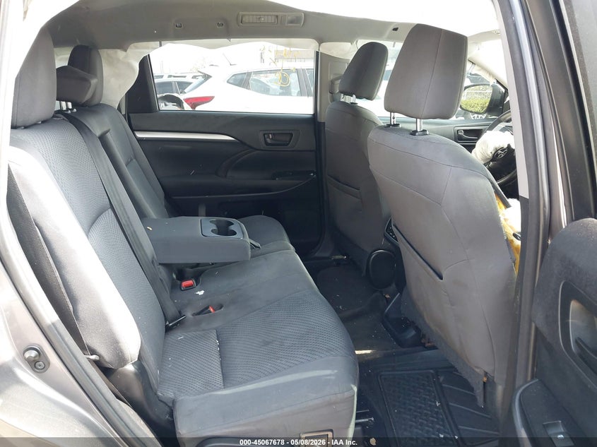 2014 Toyota Highlander VIN 5TDZARFH5ES009027 IAAI salvage auction — FRONT END, Salvage (California), sold $2,350 on 2026-07-07 (photo 8)
