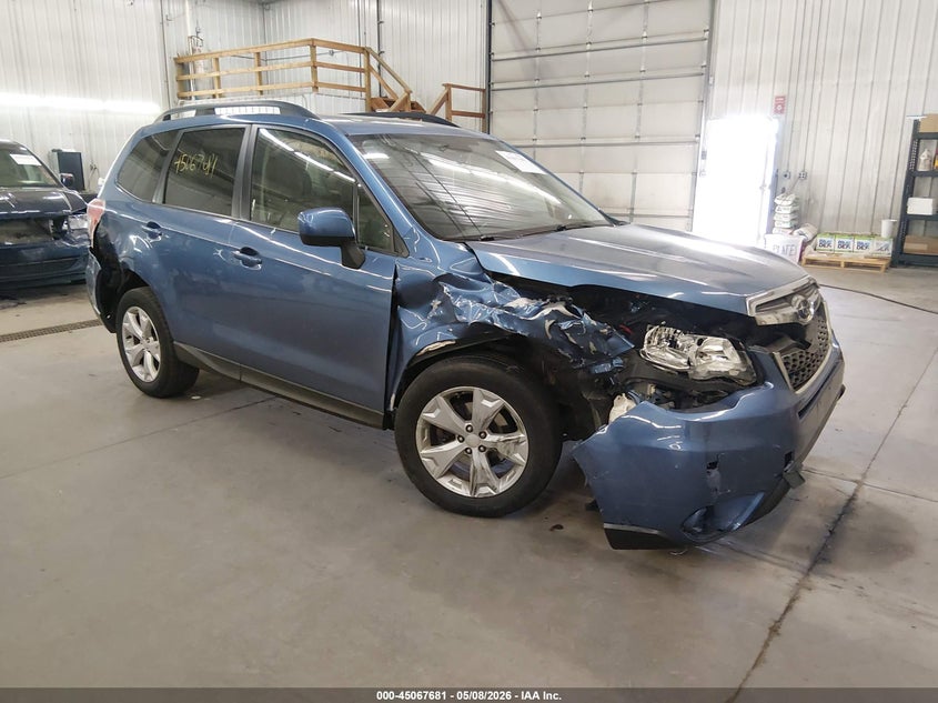 2016 Subaru Forester VIN JF2SJAFC6GH467224 IAAI salvage auction — RIGHT FRONT, Salvage (Minnesota), sold $225 on 2026-07-28 (photo 1)