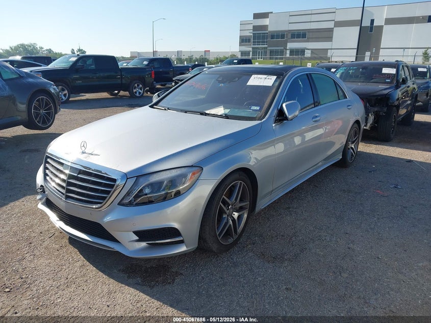 2016 Mercedes-benz S-klasse VIN WDDUG8FBXGA247668 IAAI salvage auction — FRONT END, Original (Texas), sold $15,200 on 2026-07-09 (photo 2)