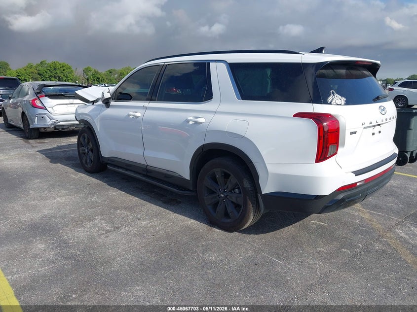 2025 Hyundai Palisade VIN KM8R34GEXSU942670 IAAI salvage auction — FRONT END, Rebuildable (Florida), sold $11,225 on 2026-07-24 (photo 3)