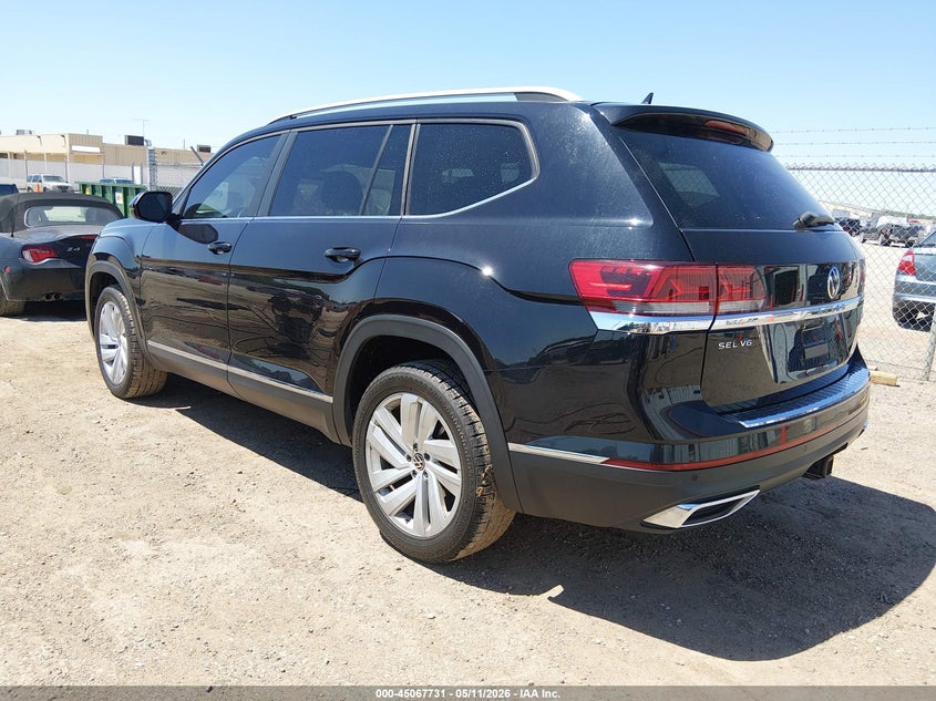 2021 Volkswagen Atlas VIN 1V2BR2CA4MC552313 IAAI salvage auction — HAIL, Salvage (Kansas), sold $8,500 on 2026-07-31 (photo 3)