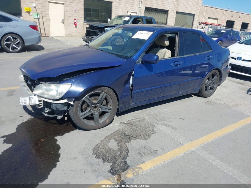 2002 Lexus Is 300 VIN JTHBD192X20054415 IAAI salvage auction — FRONT END, Salvage (California), sold $625 on 2026-07-13 (photo 2)
