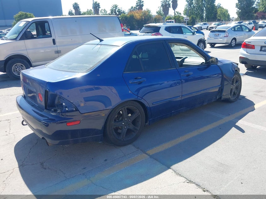 2002 Lexus Is 300 VIN JTHBD192X20054415 IAAI salvage auction — FRONT END, Salvage (California), sold $625 on 2026-07-13 (photo 4)