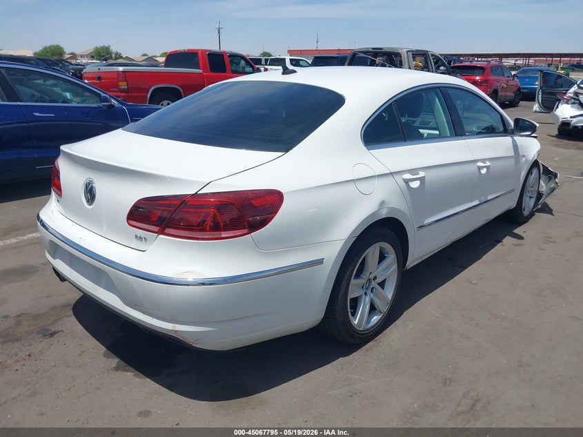 2013 Volkswagen Passat cc VIN WVWBP7AN9DE550006 IAAI salvage auction — RIGHT FRONT, Salvage (Arizona), sold $1,600 on 2026-07-07 (photo 4)