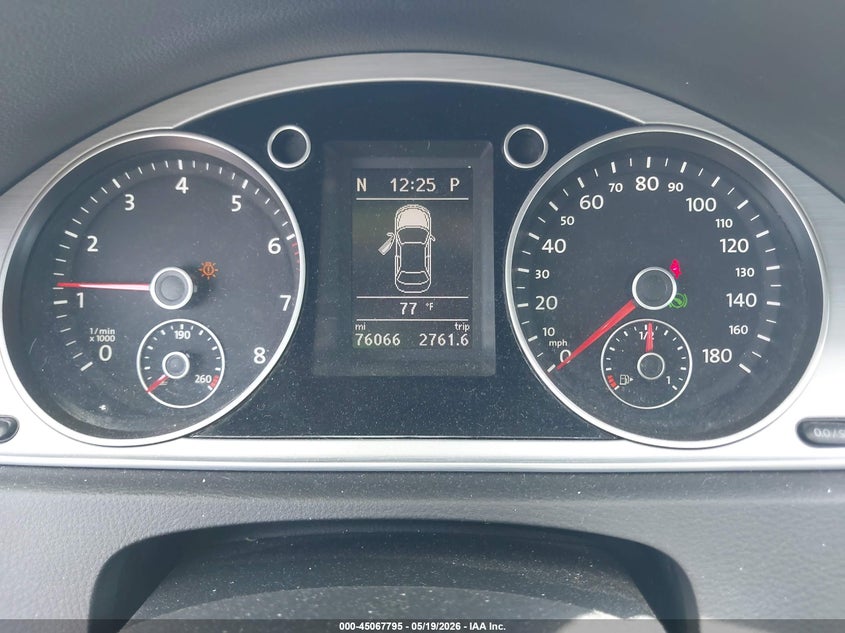 2013 Volkswagen Passat cc VIN WVWBP7AN9DE550006 IAAI salvage auction — RIGHT FRONT, Salvage (Arizona), sold $1,600 on 2026-07-07 (photo 7)