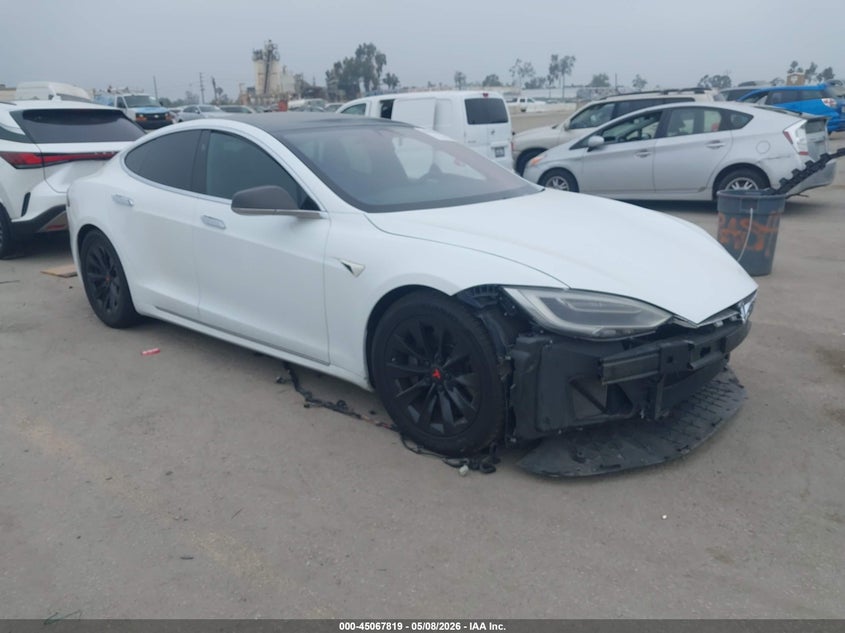 2018 Tesla Model s VIN 5YJSA1E22JF281016 IAAI salvage auction — FRONT END, Salvage (California), sold $6,800 on 2026-07-11 (photo 1)