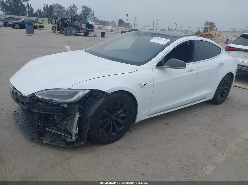 2018 Tesla Model s VIN 5YJSA1E22JF281016 IAAI salvage auction — FRONT END, Salvage (California), sold $6,800 on 2026-07-11 (photo 2)