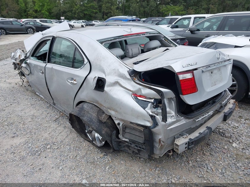 2008 Lexus Ls VIN JTHBL46F185060546 IAAI salvage auction — ROLLOVER, Salvage (North Carolina), sold $550 on 2026-07-08 (photo 3)