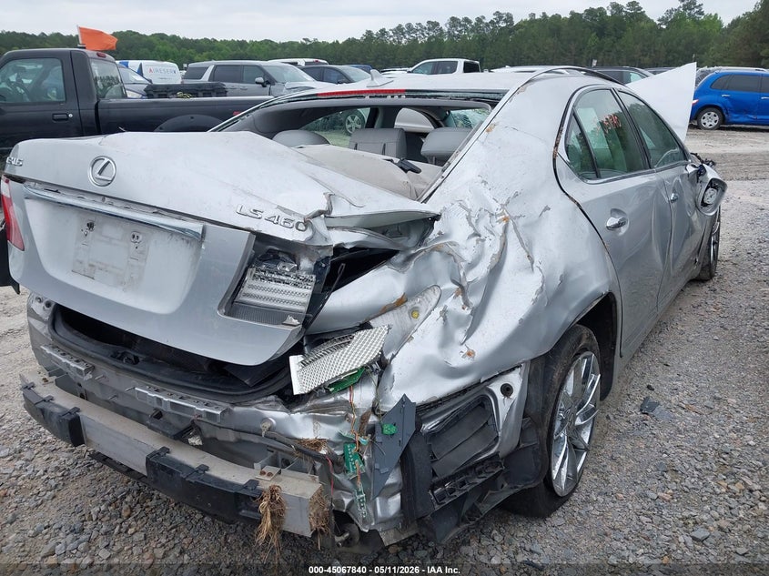 2008 Lexus Ls VIN JTHBL46F185060546 IAAI salvage auction — ROLLOVER, Salvage (North Carolina), sold $550 on 2026-07-08 (photo 4)