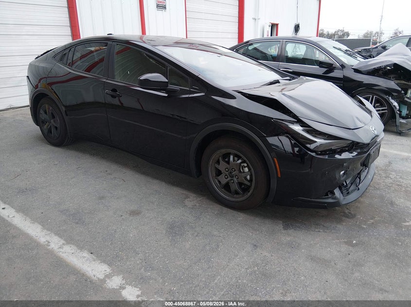2026 Toyota Prius VIN JTDACAAU8T3066849 IAAI salvage auction — FRONT & REAR, Salvage (California), sold $5,850 on 2026-07-13 (photo 1)