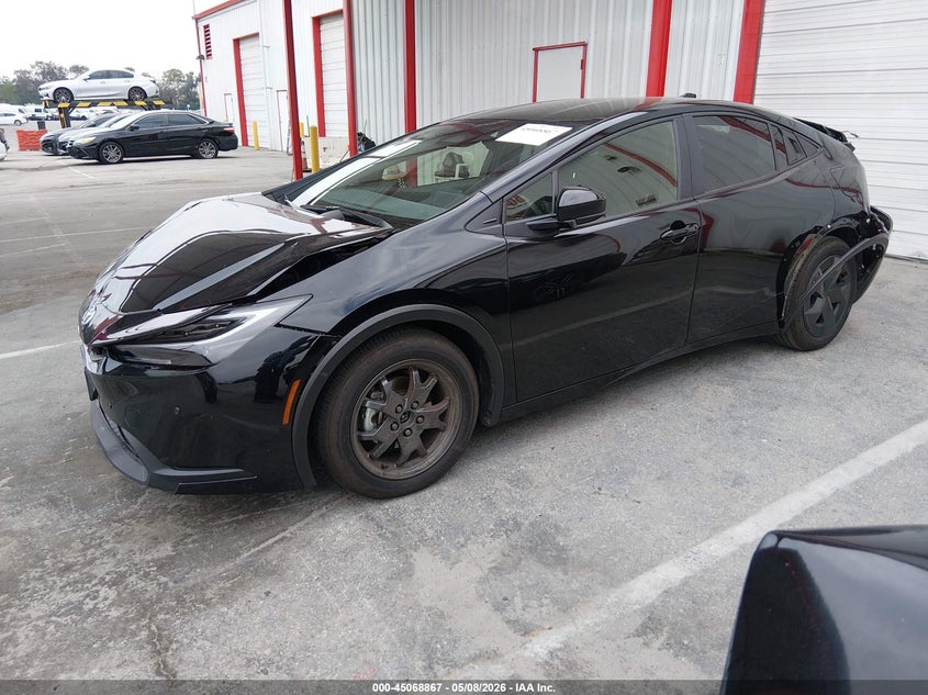 2026 Toyota Prius VIN JTDACAAU8T3066849 IAAI salvage auction — FRONT & REAR, Salvage (California), sold $5,850 on 2026-07-13 (photo 2)