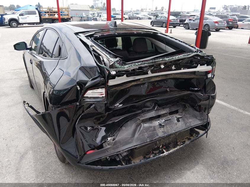 2026 Toyota Prius VIN JTDACAAU8T3066849 IAAI salvage auction — FRONT & REAR, Salvage (California), sold $5,850 on 2026-07-13 (photo 6)
