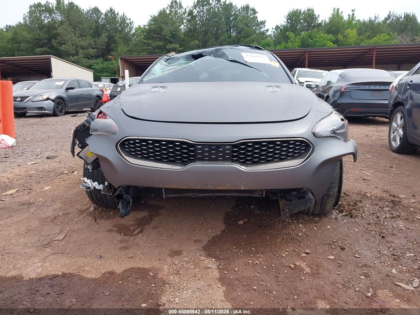 2022 Kia Stinger VIN KNAE45LC9N6104503 IAAI salvage auction — FRONT END, Salvage (Alabama), sold $1,600 on 2026-07-22 (photo 6)