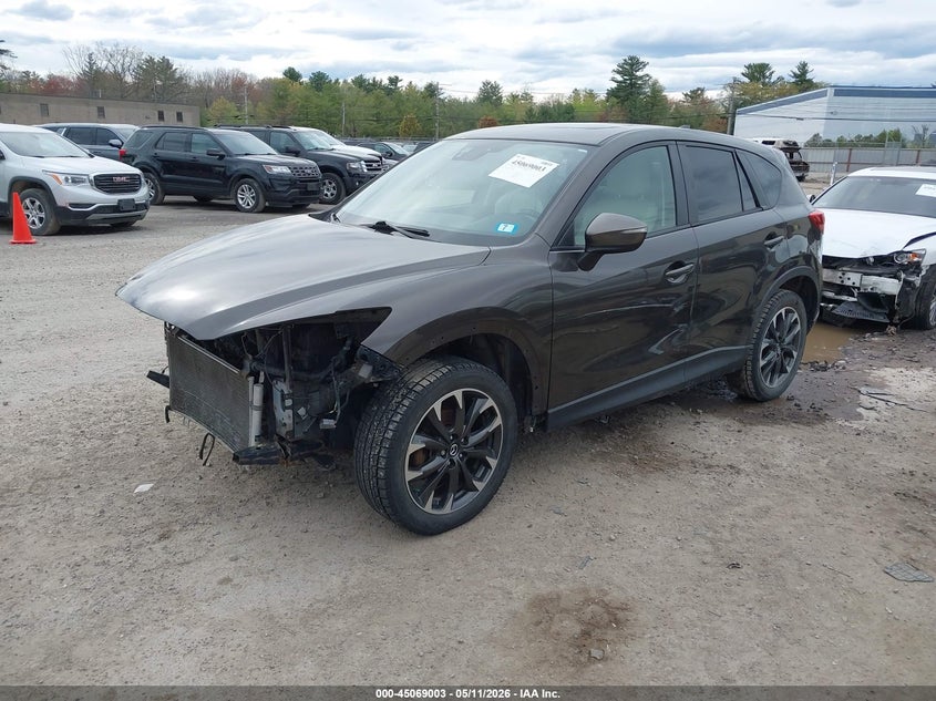 2016 Mazda Cx-5 VIN JM3KE4DY3G0670404 IAAI salvage auction — FRONT END, Salvage (New Hampshire), sold $25 on 2026-07-29 (photo 2)