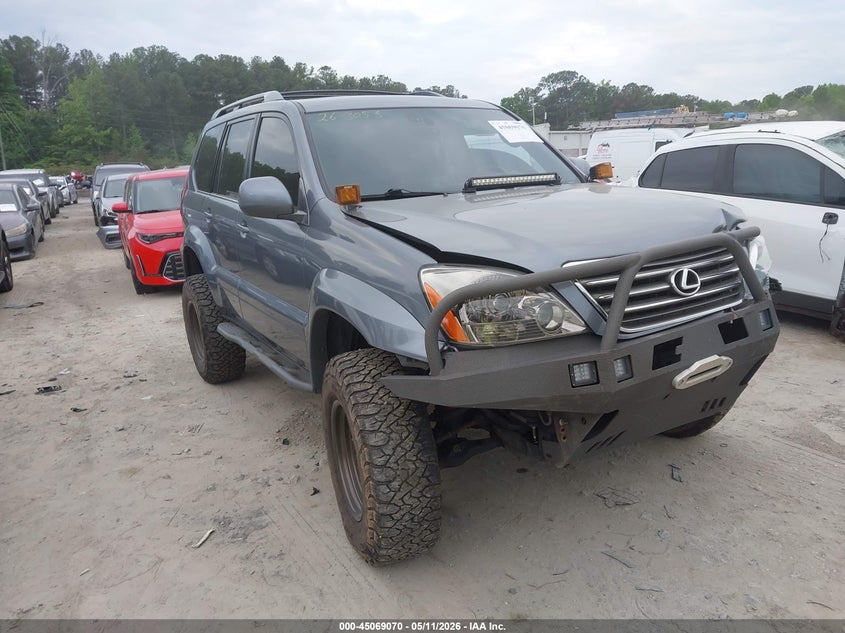 2004 Lexus Gx 470 VIN JTJBT20X440063727 IAAI salvage auction — LEFT FRONT, Salvage (Georgia), sold $3,700 on 2026-07-11 (photo 1)