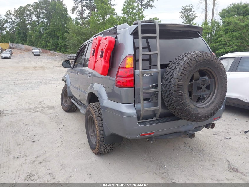 2004 Lexus Gx 470 VIN JTJBT20X440063727 IAAI salvage auction — LEFT FRONT, Salvage (Georgia), sold $3,700 on 2026-07-11 (photo 3)