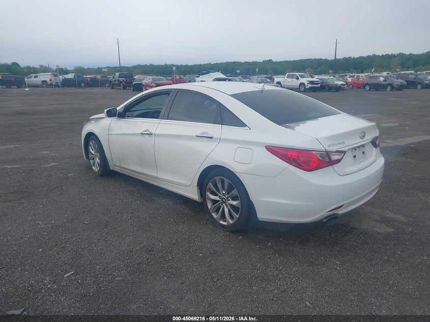 2013 Hyundai Sonata VIN 5NPEC4AC9DH574554 IAAI salvage auction — Burn Engine, Salvage - Greater Than 75% (Maryland), sold $175 on 2026-07-10 (photo 3)