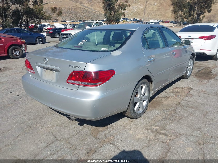 2006 Lexus ES VIN JTHBA30G565157697 IAAI salvage auction — NORMAL WEAR, Clear - Dealer Only (California), sold $625 on 2026-07-21 (photo 4)