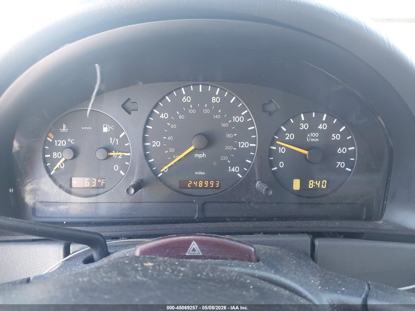 1999 Mercedes-benz M-klasse VIN 4JGAB72E1XA076648 IAAI salvage auction — FRONT END, Clear (Indiana), sold $600 on 2026-07-09 (photo 7)
