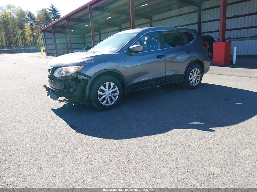 2018 Nissan Rogue VIN KNMAT2MV9JP504066 IAAI salvage auction — RIGHT FRONT, Mv-907A (New York), sold $1,750 on 2026-07-09 (photo 2)