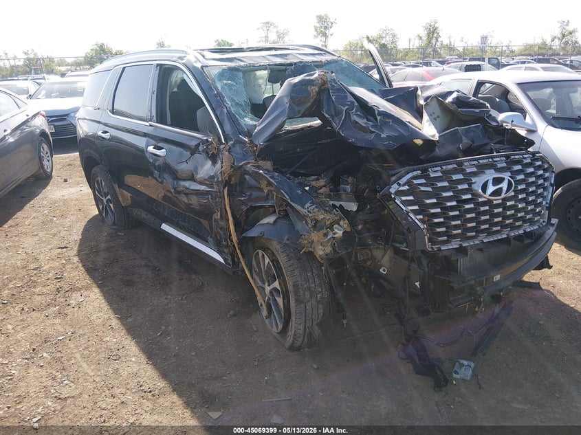 2021 Hyundai Palisade VIN KM8R2DHE9MU280181 IAAI salvage auction — ROLLOVER, Salvage (Ohio), sold $2,700 on 2026-07-09 (photo 1)