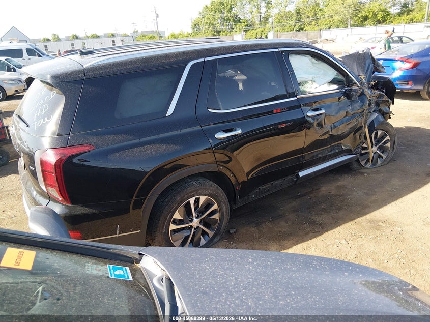 2021 Hyundai Palisade VIN KM8R2DHE9MU280181 IAAI salvage auction — ROLLOVER, Salvage (Ohio), sold $2,700 on 2026-07-09 (photo 4)