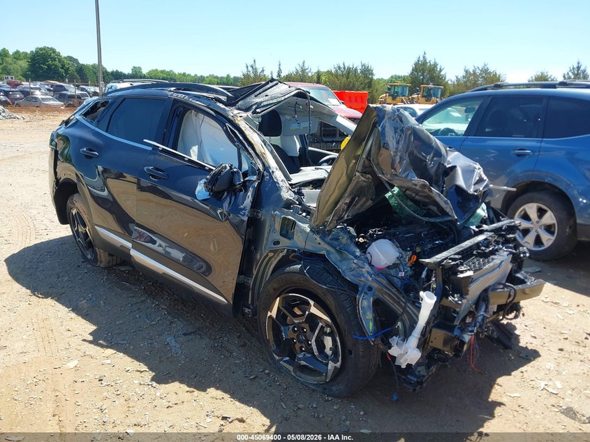 2026 Kia Sportage VIN 5XYK33DF8TG390621 IAAI salvage auction — ROLLOVER, Salvage (North Carolina), sold $1,325 on 2026-07-13 (photo 1)