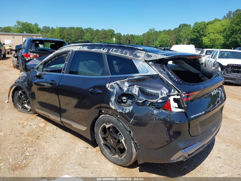 2026 Kia Sportage VIN 5XYK33DF8TG390621 IAAI salvage auction — ROLLOVER, Salvage (North Carolina), sold $1,325 on 2026-07-13 (photo 3)