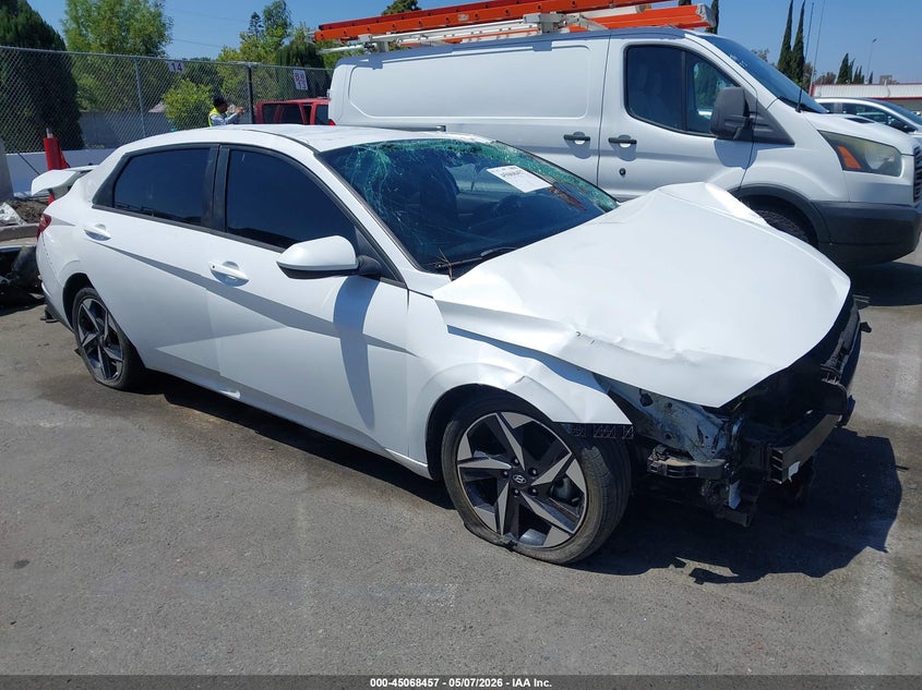 2023 Hyundai Elantra VIN 5NPLS4AG2PH087147 IAAI salvage auction — ROLLOVER, Salvage (California), sold $1,000 on 2026-07-30 (photo 1)