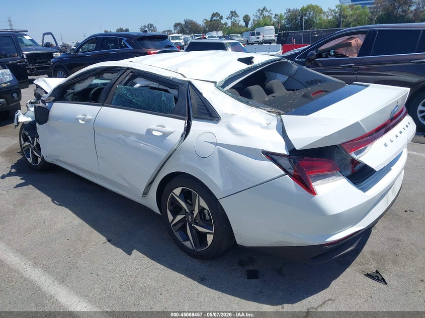 2023 Hyundai Elantra VIN 5NPLS4AG2PH087147 IAAI salvage auction — ROLLOVER, Salvage (California), sold $1,000 on 2026-07-30 (photo 3)