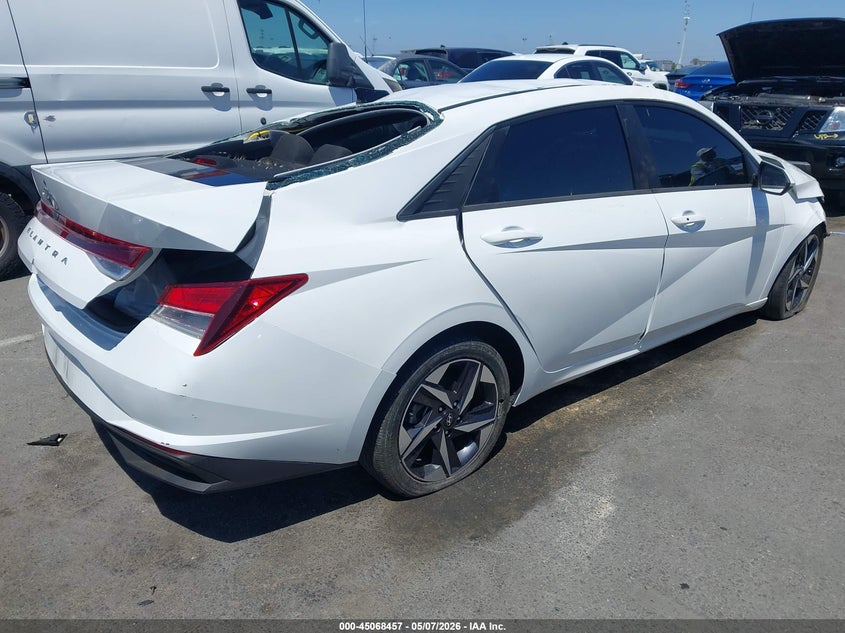 2023 Hyundai Elantra VIN 5NPLS4AG2PH087147 IAAI salvage auction — ROLLOVER, Salvage (California), sold $1,000 on 2026-07-30 (photo 4)