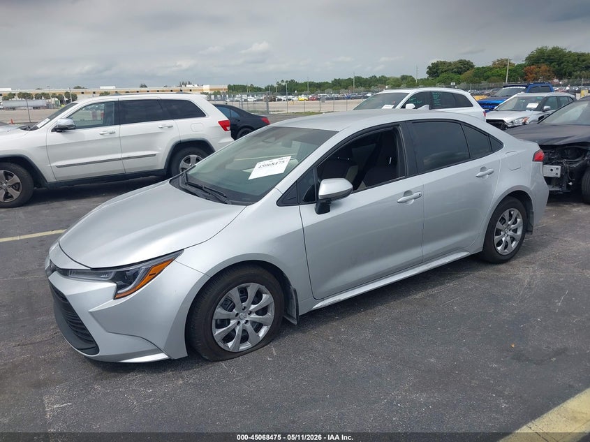 2026 Toyota Corolla VIN 5YFB4MDE7TP395623 IAAI salvage auction — UNDERCARRIAGE, Certificate Of Destruction (Florida), sold $10,550 on 2026-07-23 (photo 2)