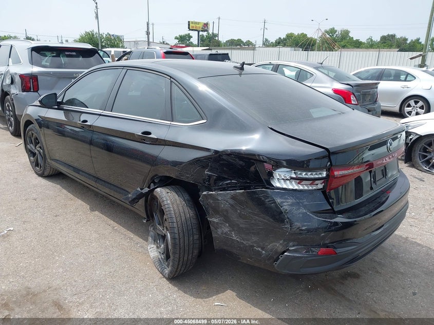 2025 Volkswagen Jetta VIN 3VW7X7BU8SM032016 IAAI salvage auction — LEFT REAR, Original (Texas), sold $9,300 on 2026-07-18 (photo 3)