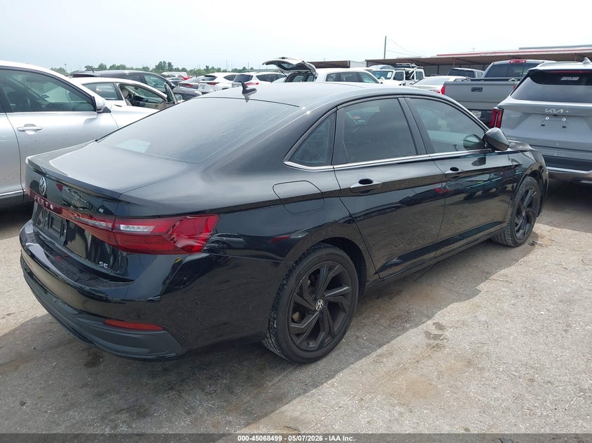 2025 Volkswagen Jetta VIN 3VW7X7BU8SM032016 IAAI salvage auction — LEFT REAR, Original (Texas), sold $9,300 on 2026-07-18 (photo 4)