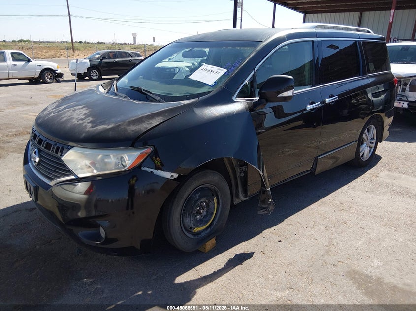 2011 Nissan Quest VIN JN8AE2KP5B9006035 IAAI salvage auction — LEFT FRONT, Original (Texas), sold $1,350 on 2026-07-15 (photo 2)