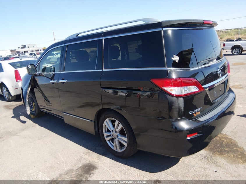 2011 Nissan Quest VIN JN8AE2KP5B9006035 IAAI salvage auction — LEFT FRONT, Original (Texas), sold $1,350 on 2026-07-15 (photo 3)