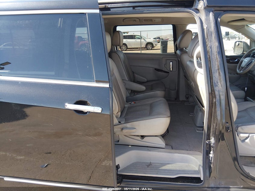 2011 Nissan Quest VIN JN8AE2KP5B9006035 IAAI salvage auction — LEFT FRONT, Original (Texas), sold $1,350 on 2026-07-15 (photo 8)