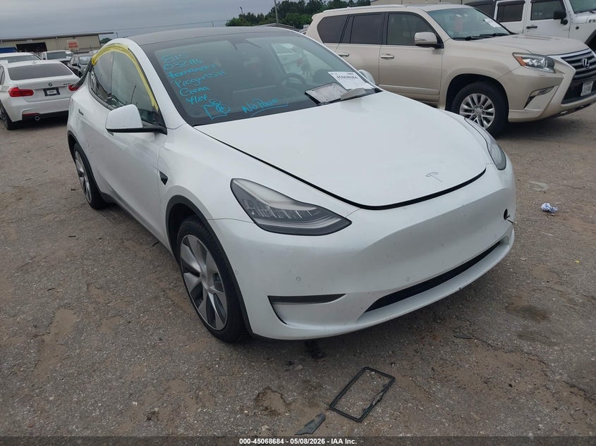2020 Tesla Model y VIN 5YJYGDEE1LF032116 IAAI salvage auction — REAR END, Original (Texas), sold $7,800 on 2026-07-30 (photo 1)