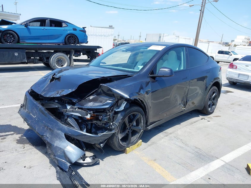 2026 Tesla Model y VIN 7SAYGDEE1TF568874 IAAI salvage auction — FRONT END, Salvage (California), sold $12,200 on 2026-07-24 (photo 2)