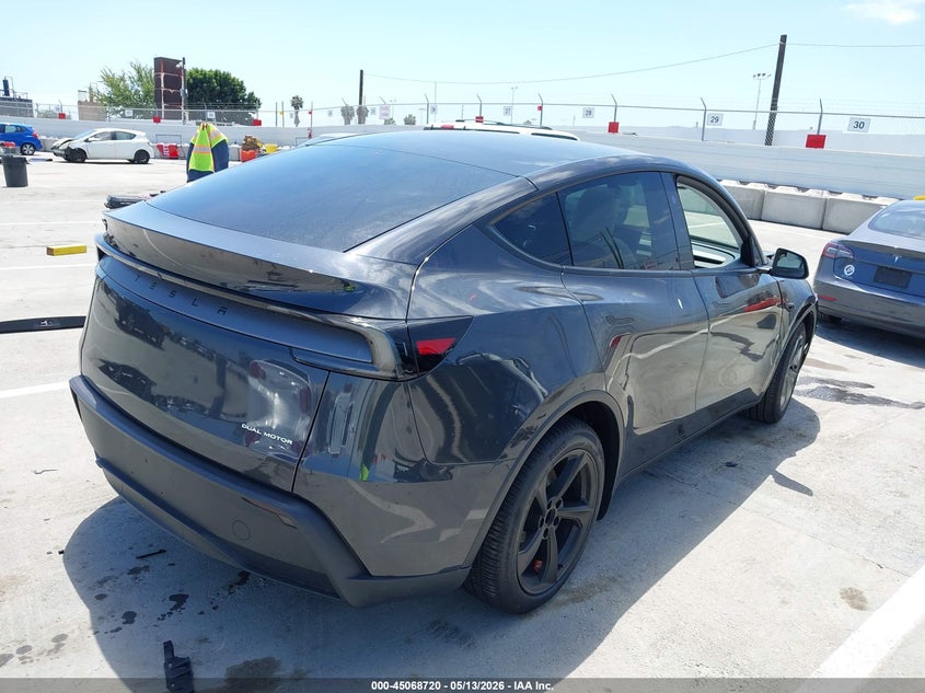 2026 Tesla Model y VIN 7SAYGDEE1TF568874 IAAI salvage auction — FRONT END, Salvage (California), sold $12,200 on 2026-07-24 (photo 4)