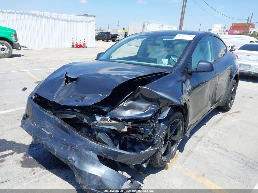 2026 Tesla Model y VIN 7SAYGDEE1TF568874 IAAI salvage auction — FRONT END, Salvage (California), sold $12,200 on 2026-07-24 (photo 6)
