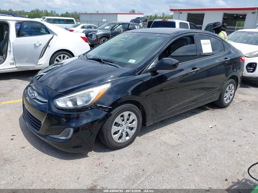 2017 Hyundai Accent VIN KMHCT4AE1HU352011 IAAI salvage auction — RIGHT FRONT, Rebuildable (Florida), sold $300 on 2026-07-06 (photo 2)