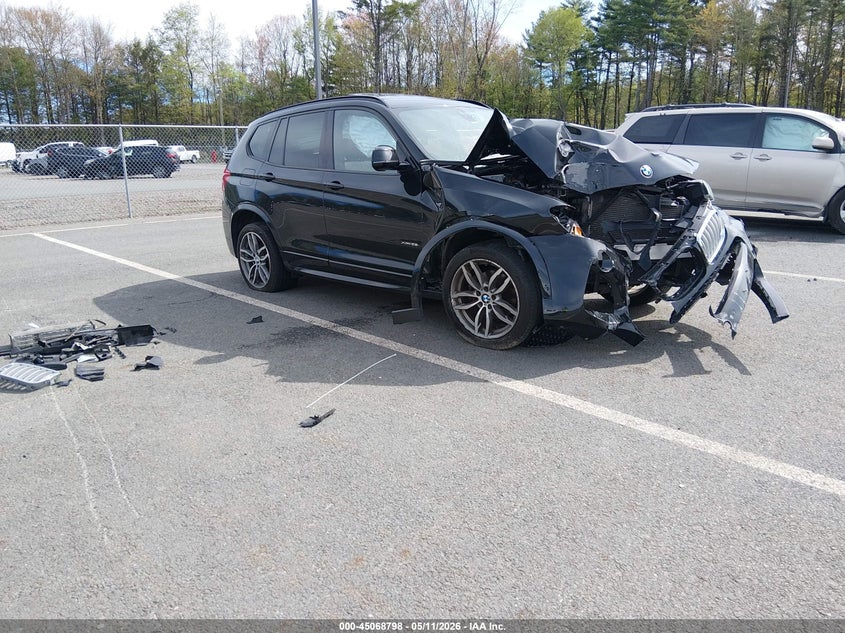 2017 BMW X3 VIN 5UXWX9C34H0W78437 IAAI salvage auction — FRONT END, Mv-907A (New York), sold $425 on 2026-07-20 (photo 1)