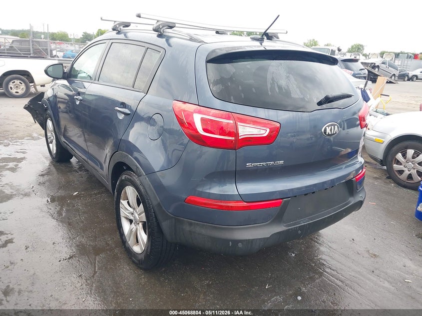 2013 Kia Sportage VIN KNDPB3A24D7374327 IAAI salvage auction — FRONT END, Salvage (North Carolina), sold $1,850 on 2026-07-26 (photo 3)