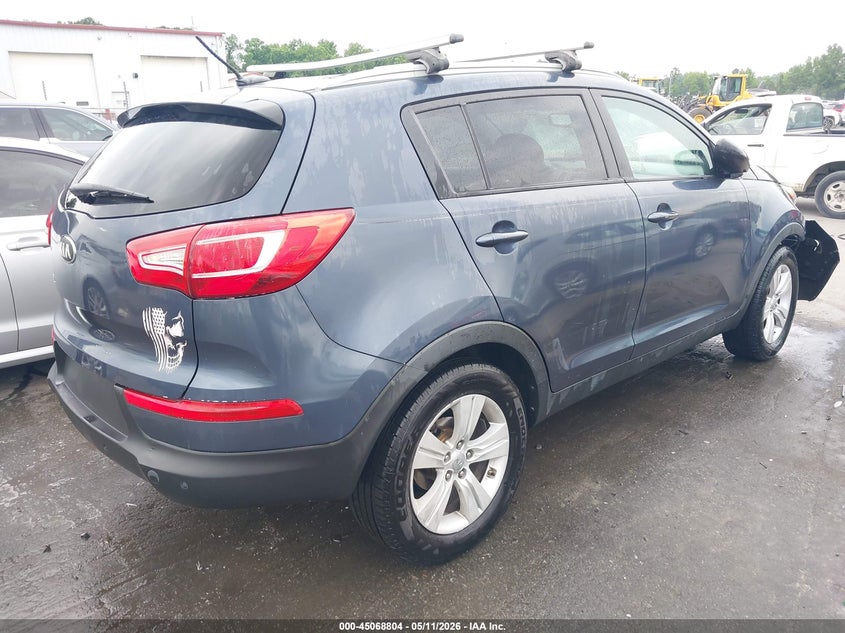 2013 Kia Sportage VIN KNDPB3A24D7374327 IAAI salvage auction — FRONT END, Salvage (North Carolina), sold $1,850 on 2026-07-26 (photo 4)
