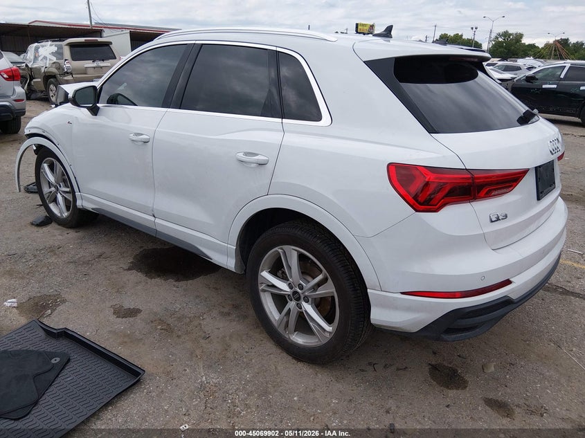 2023 Audi Q3 VIN WA1EECF39P1109016 IAAI salvage auction — FRONT END, Original (Texas), sold $7,725 on 2026-07-22 (photo 3)