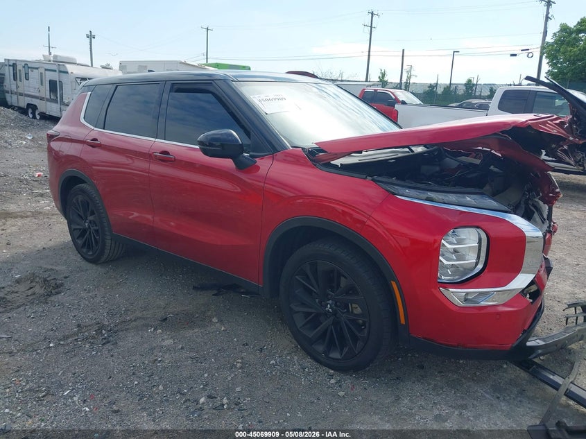 2023 Mitsubishi Outlander VIN JA4J3VA88PZ049508 IAAI salvage auction — FRONT END, Salvage (Pennsylvania), sold $6,950 on 2026-07-10 (photo 1)